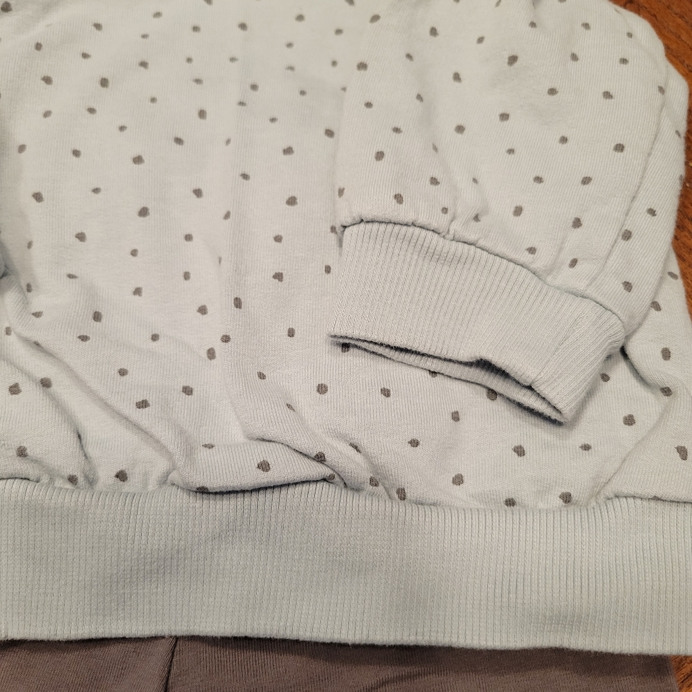 H&M Cotton Sweatshirt and Solid Pant | 6M - Picture 4 of 5
